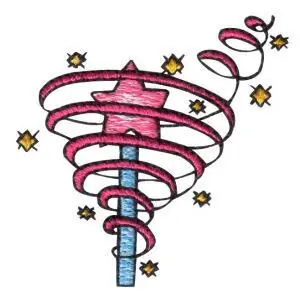 Magic Wand Embroidery Design Best Price