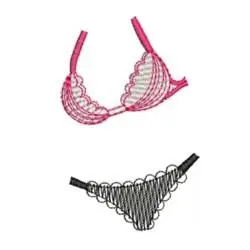 Bra & Panty Embroidery Design Mega Sale