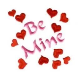 Special Discount Be Mine Hearts Embroidery Design