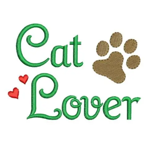 Premium Cat Lover Embroidery Design