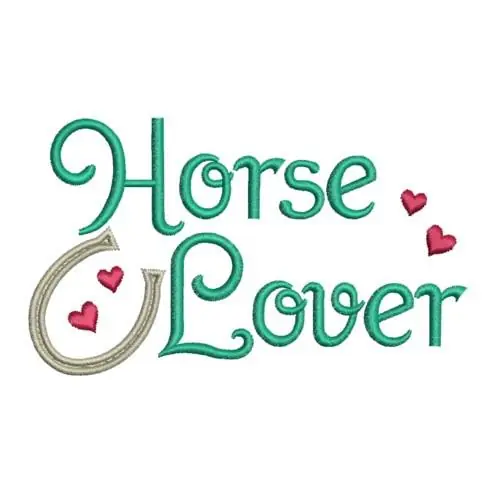 Cheap Horse Lover Embroidery Design
