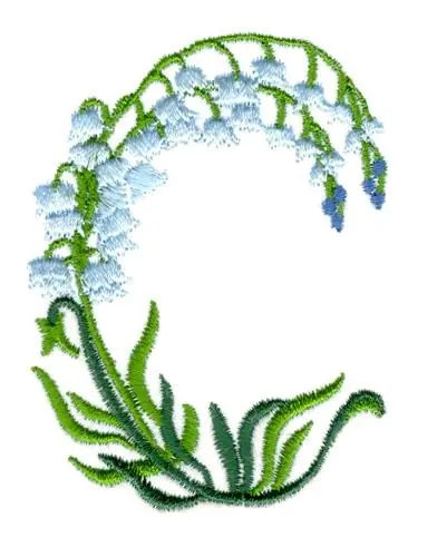 Bluebells Oval Embroidery Design Hot Deal