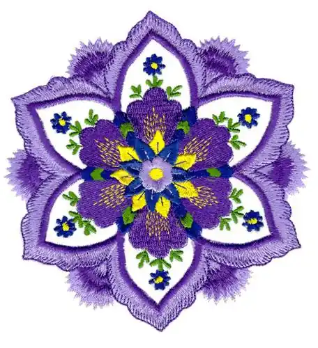 Country Craft Flower Embroidery Design Special Discount