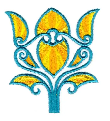 Trusted Brand Floral Motif Embroidery Design