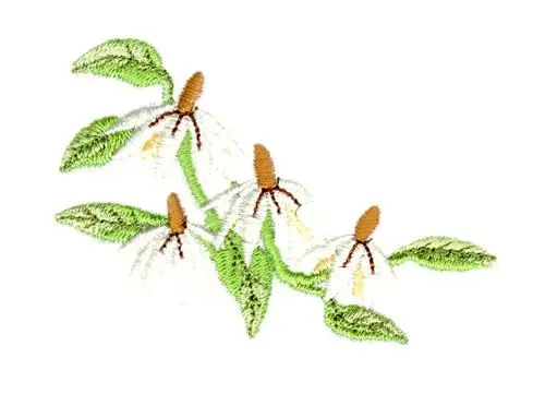 In Demand Coneflower Corner Embroidery Design