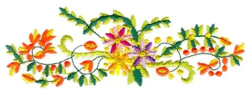 Flower Garland Embroidery Design New Arrival