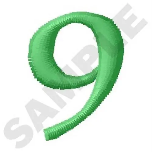 Super Sale Inky Dinky Number 9 Embroidery Design