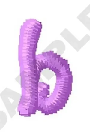 Flash Sale Ziggy Zoe Lowercase B Embroidery Design