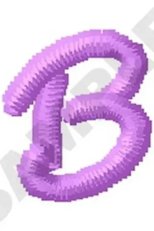 Free Delivery Ziggy Zoe Uppercase B Embroidery Design