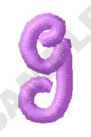 Ziggy Zoe Lowercase G Embroidery Design Trusted Brand