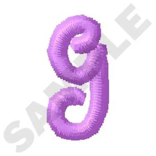 Ziggy Zoe Lowercase G Embroidery Design Trusted Brand