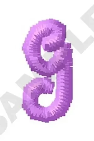Ziggy Zoe Lowercase G Embroidery Design Place Order