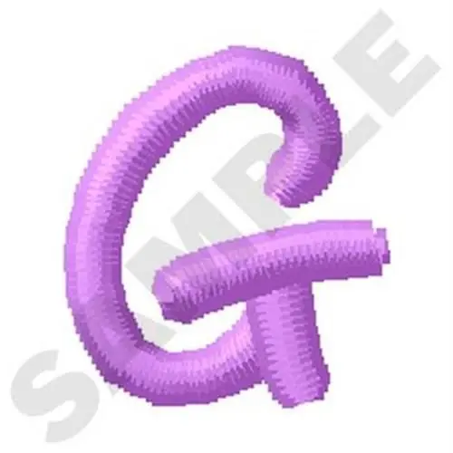 Deal Ziggy Zoe Uppercase G Embroidery Design