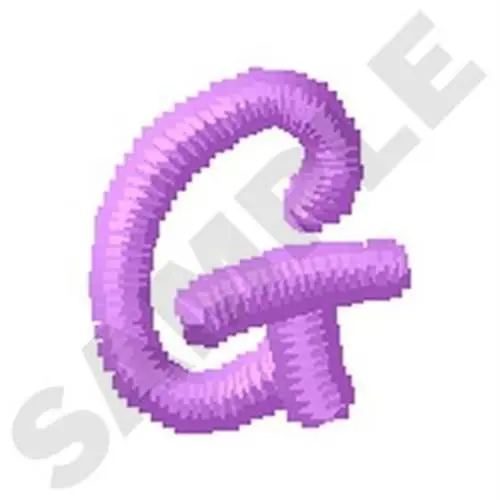 Top Rated Ziggy Zoe Uppercase G Embroidery Design