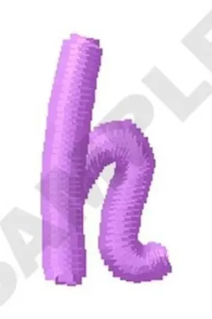 Ziggy Zoe Lowercase H Embroidery Design Buy Today