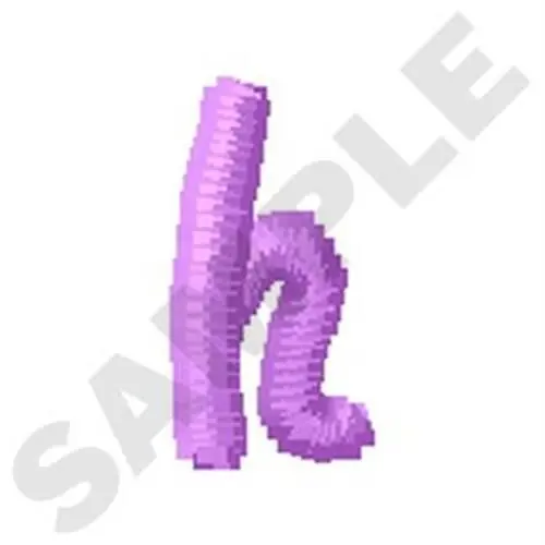 Ziggy Zoe Lowercase H Embroidery Design Best Price