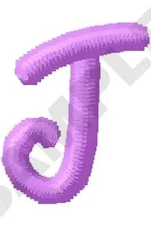 Instant Buy Ziggy Zoe Uppercase J Embroidery Design