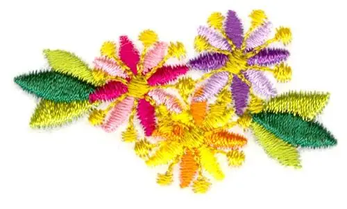 Flower Garland Embroidery Design Price Cut