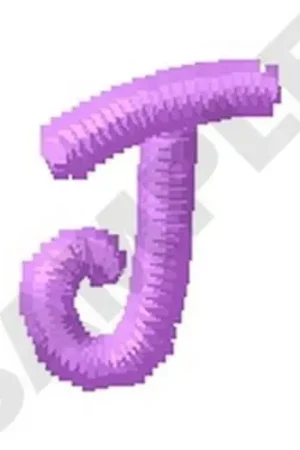 Limited Time Ziggy Zoe Uppercase J Embroidery Design
