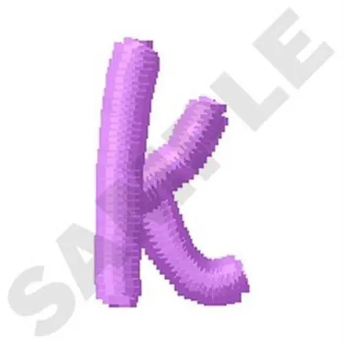 Express Delivery Ziggy Zoe Lowercase K Embroidery Design