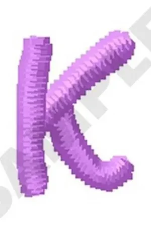 Ziggy Zoe Uppercase K Embroidery Design Best Seller