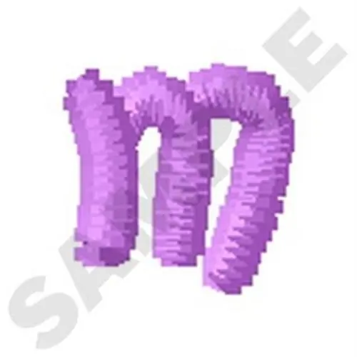 Ziggy Zoe Lowercase M Embroidery Design Don’t Miss Out