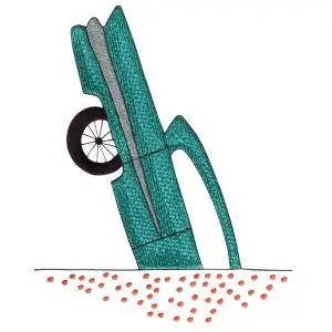 Big Sale Car in the Sand Embroidery Design