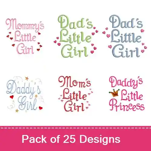 Girls Rule Embroidery design pack by Needle Passion Embroidery, Embroidery Packs on EmbroideryDesigns.com Top Pick