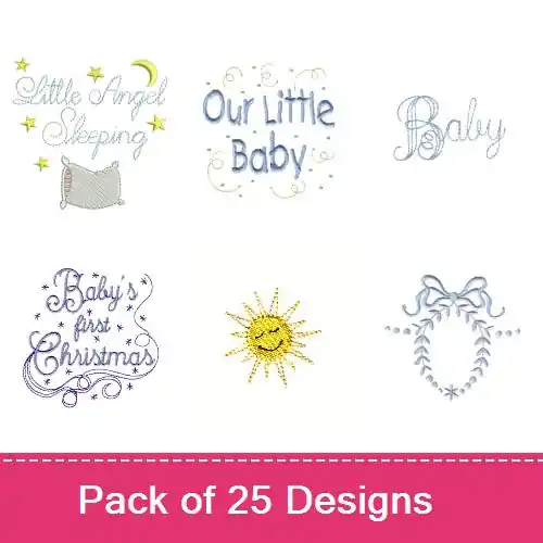 Little Babies Embroidery design pack by Needle Passion Embroidery, Embroidery Packs on EmbroideryDesigns.com Instant Buy