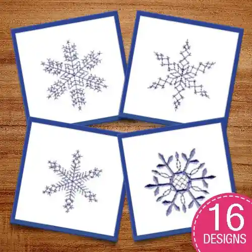 Limited Offer Snowflakes Embroidery design pack by Needle Passion Embroidery, Embroidery Packs on EmbroideryDesigns.com