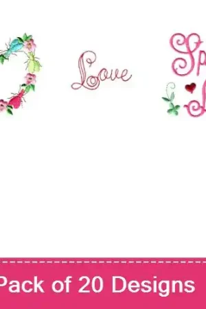 A Lovely Holiday Embroidery design pack by Needle Passion Embroidery, Embroidery Packs on EmbroideryDesigns.com Best Choice