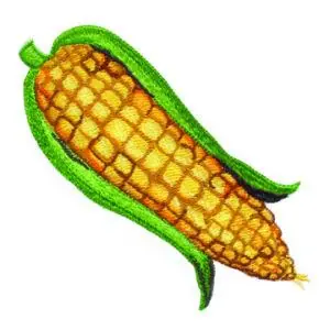 Price Cut Corn Embroidery Design