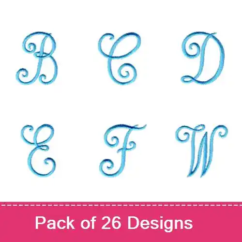 The Paris Font Embroidery design pack by Needle Passion Embroidery, Embroidery Packs on EmbroideryDesigns.com Best Price