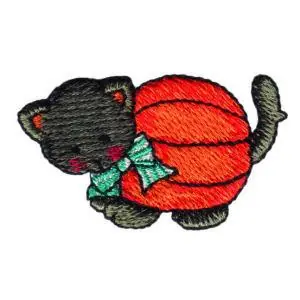 Editor’s Pick Pumpkin Patch Cat Embroidery Design