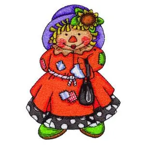 Pumpkin Patch Kid 11 Embroidery Design Genuine