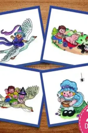 Bulk Order Rhymes for Tots Embroidery design pack by Morango Designs, Embroidery Packs on EmbroideryDesigns.com