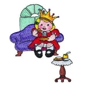 Tea Time Embroidery Design High Quality