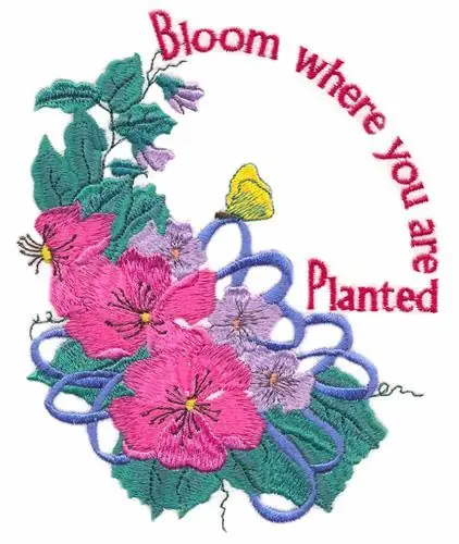 Inspirational Saying Embroidery Design Price Drop