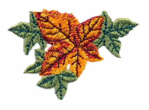 Latest Single Leaf Embroidery Design
