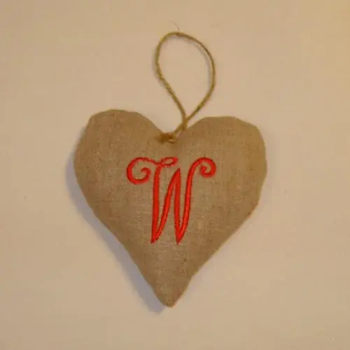 Padded Heart W Embroidery Design Hot Deal
