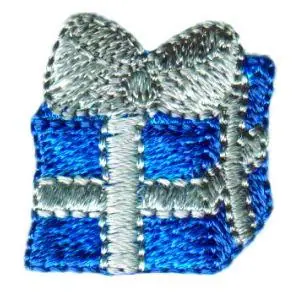 Clearance Gift Box Embroidery Design