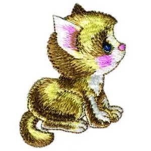 Direct From Manufacturer Cute Kitty Embroidery Design
