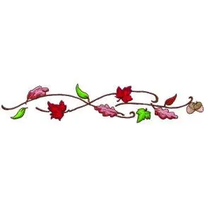 Autumn Border Embroidery Design Top Pick