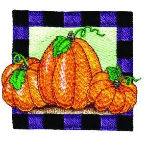 Must Have Pumpkin Square 2 Embroidery Design