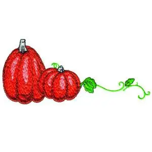 Pumpkins Embroidery Design Free Shipping