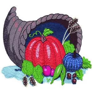 Cornucopia Embroidery Design Top Pick
