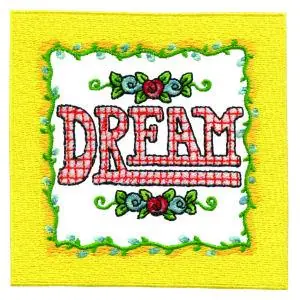 Free Shipping Dream Embroidery Design