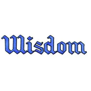 Wisdom Embroidery Design Authentic