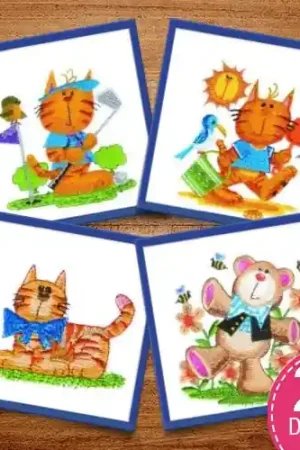 Zoopendous Embroidery design pack by Morango Designs, Embroidery Packs on EmbroideryDesigns.com Fresh Stock