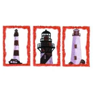 Low Price Lighthouse Scenes Embroidery Design